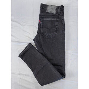 Levi's 511 Slim Fit Stretch Denim Jeans. Washed Black. Perfectly Broken In 32X31